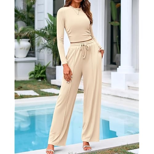 Ensemble casual femme (haut + pantalon)